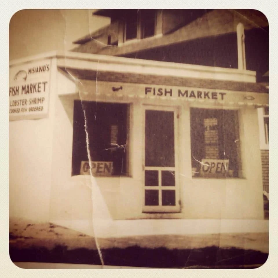 Historic photograph of Misiano’s Fish Market